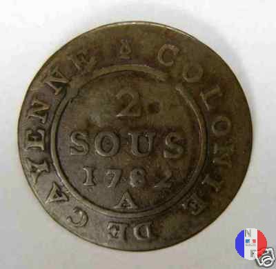 2 sous Luigi XVI 1782 (Parigi)