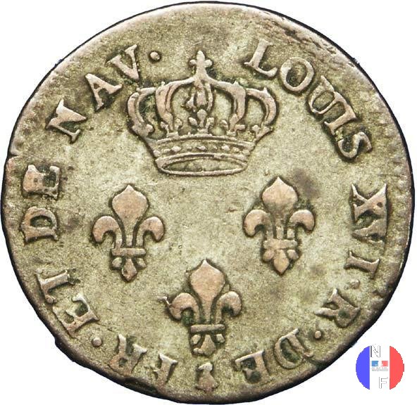 3 sols Luigi XVI 1779 (Parigi)