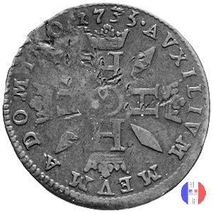 3 sols (pezetta) 1733 (Montecarlo)