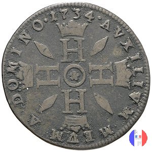 3 sols (pezetta) 1734 (Montecarlo)