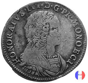 3 sols (pezetta) 1735 (Montecarlo)