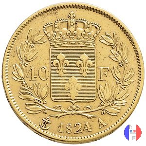 40 franchi 1824 (Parigi)