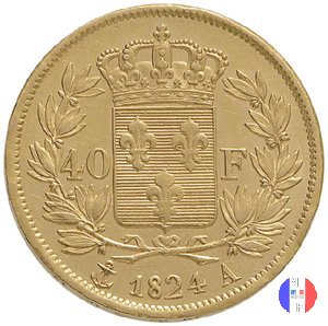 40 franchi 1824 (Parigi)