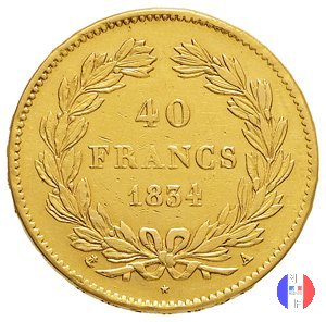 40 franchi 1834 (Parigi)