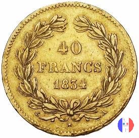 40 franchi 1834 (Parigi)