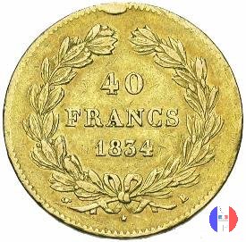 40 franchi 1834 (Bayonne)