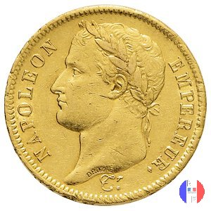 40 franchi - testa laureata, tipo Empire 1811 (Parigi)