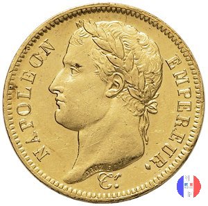 40 franchi - testa laureata, tipo Empire 1812 (Parigi)