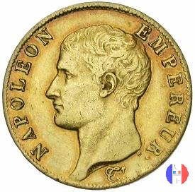 40 franchi - testa nuda 1805 (Parigi)