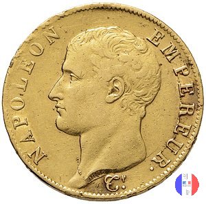 40 franchi - testa nuda 1806 (Parigi)