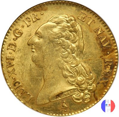 48 livres (doppio luigi d'oro) - II tipo 1786 (Parigi)