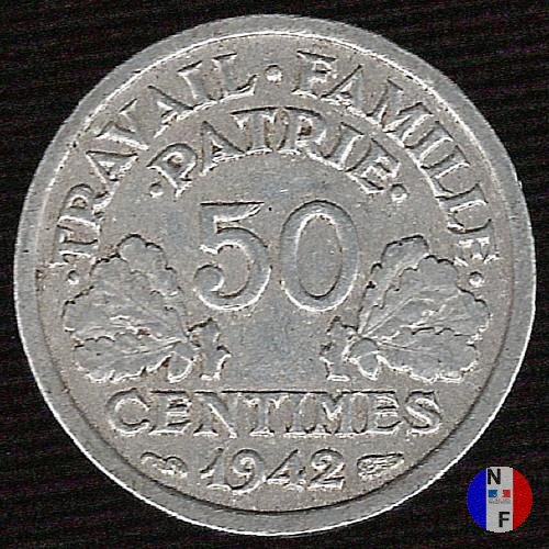 50 centesimi Bazor 1942 (Parigi)