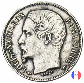 50 centesimi Bonaparte 1852 (Parigi)