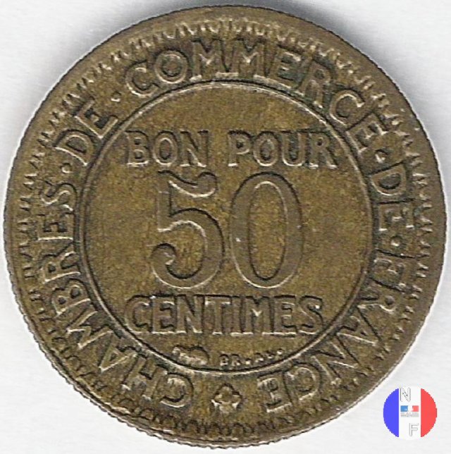 50 centesimi camera di commercio 1927 (Parigi)