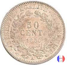 50 centesimi Cerere 1850 (Parigi)