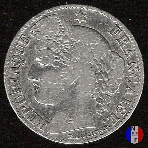 50 centesimi Cerere 1894 (Parigi)