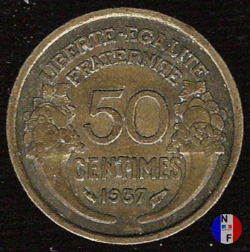 50 centesimi Morlon 1937 (Parigi)