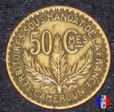 50 centesimi Territori sotto mandato 1924 (Parigi)