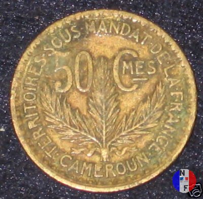 50 centesimi Territori sotto mandato 1925 (Parigi)