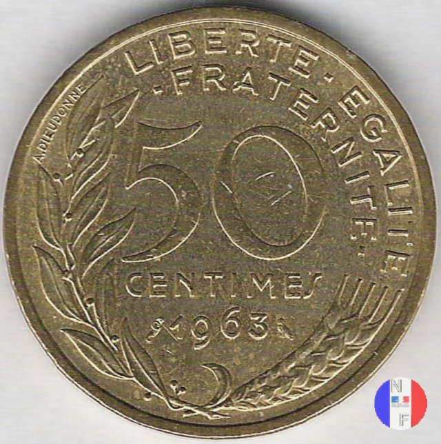 50 centesimi 1963 (Parigi)