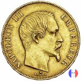 50 franchi - testa nuda 1859 (Strasburgo)