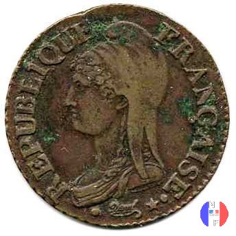 5 centesimi Dupré 1798-1799 (Parigi)