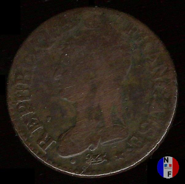 5 centesimi 1799-1800 (Lilla)