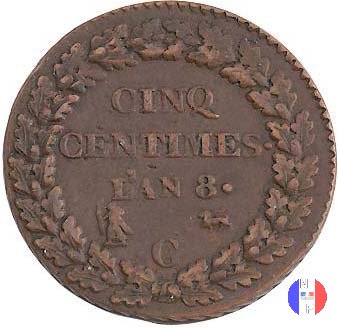 5 centesimi 1799-1800 (Ginevra)