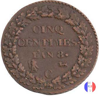 5 centesimi 1799-1800 (Ginevra)