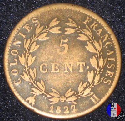 5 centesimi 1827 (La Rochelle)