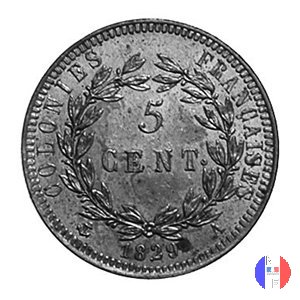 5 centesimi 1829 (Parigi)