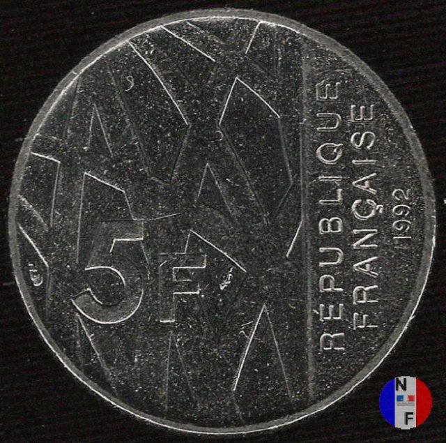 5 franchi 1992 - Pierre Mendès France 1992 (Pessac)