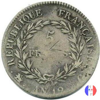 5 franchi Bonaparte 1803-1804 (Ginevra)