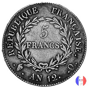 5 franchi Bonaparte 1803-1804 (Perpignan)