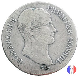 5 franchi Bonaparte 1803-1804 (Torino)