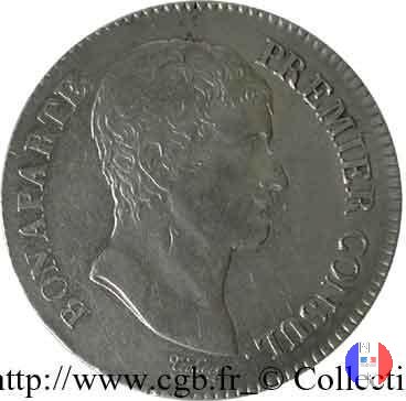 5 franchi Bonaparte 1803-1804 (Strasburgo)