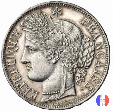 5 franchi Cerere 1850 (Parigi)