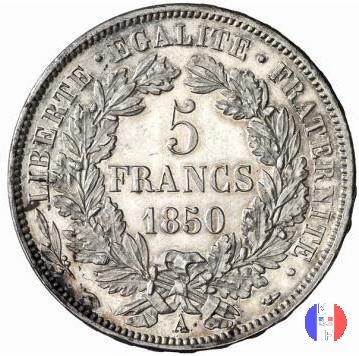 5 franchi Cerere 1850 (Parigi)