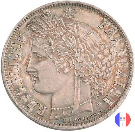 5 franchi Cerere 1851 (Parigi)