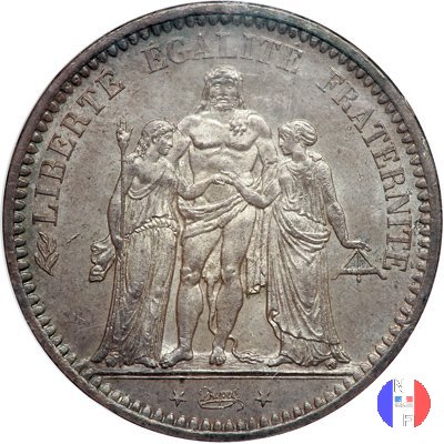 5 franchi Ercole 1871 (Bordeaux)