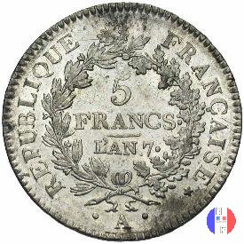 5 franchi 1798-1799 (Parigi)