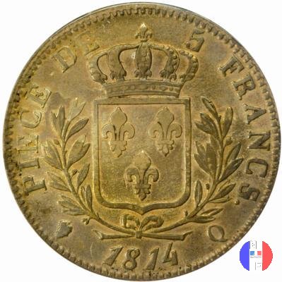 5 franchi 1814 (Perpignan)