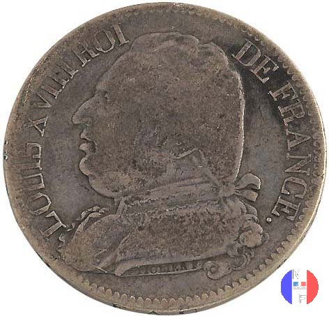 5 franchi 1815 (Strasburgo)