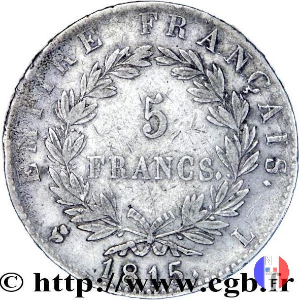 5 franchi 1815 (Bayonne)