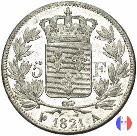 5 franchi 1821 (Parigi)