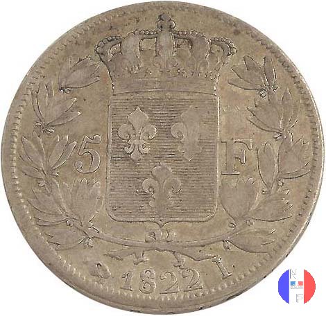 5 franchi 1822 (Limoges)