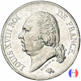 5 franchi 1823 (Parigi)