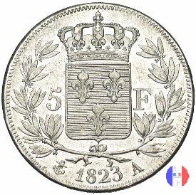 5 franchi 1823 (Parigi)