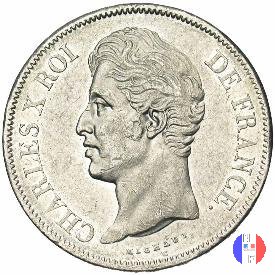 5 franchi 1827 (Parigi)