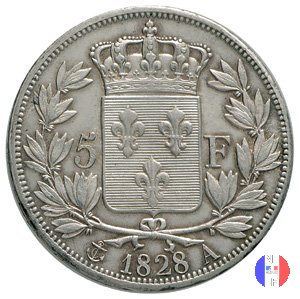 5 franchi 1828 (Parigi)